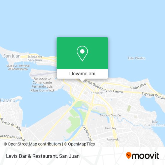 Mapa de Levis Bar & Restaurant