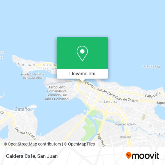 Mapa de Caldera Cafe