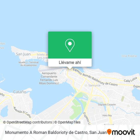 Mapa de Monumento A Roman Baldorioty de Castro