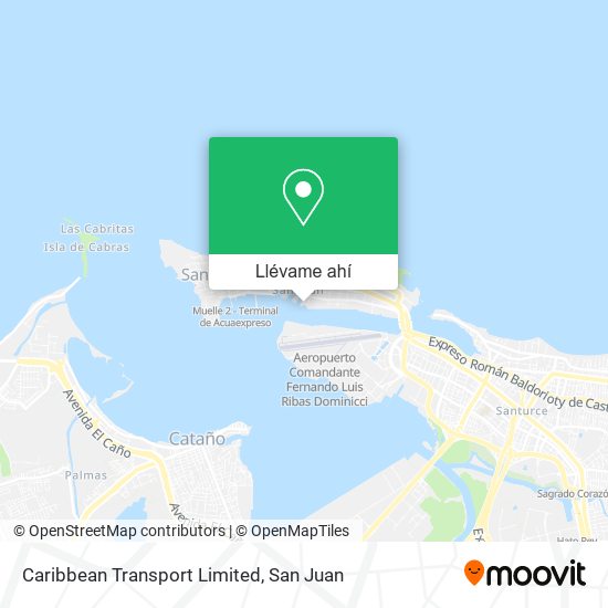 Mapa de Caribbean Transport Limited
