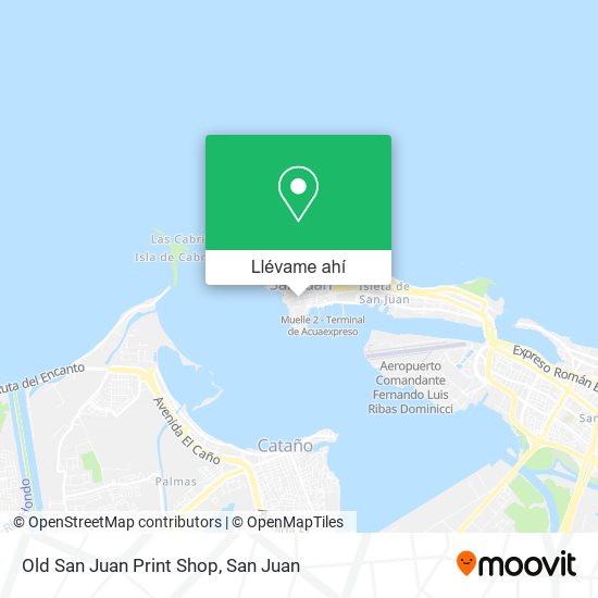 Mapa de Old San Juan Print Shop