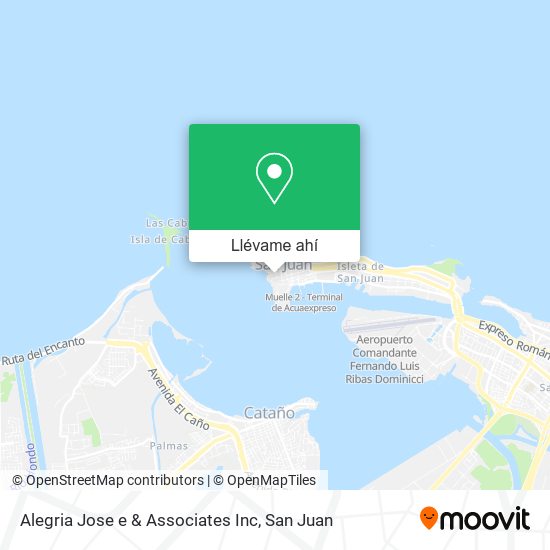 Mapa de Alegria Jose e & Associates Inc