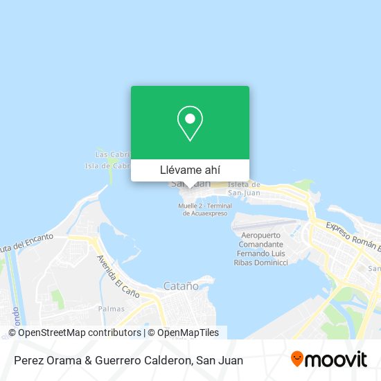 Mapa de Perez Orama & Guerrero Calderon