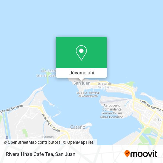 Mapa de Rivera Hnas Cafe Tea