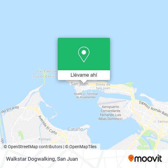 Mapa de Walkstar Dogwalking