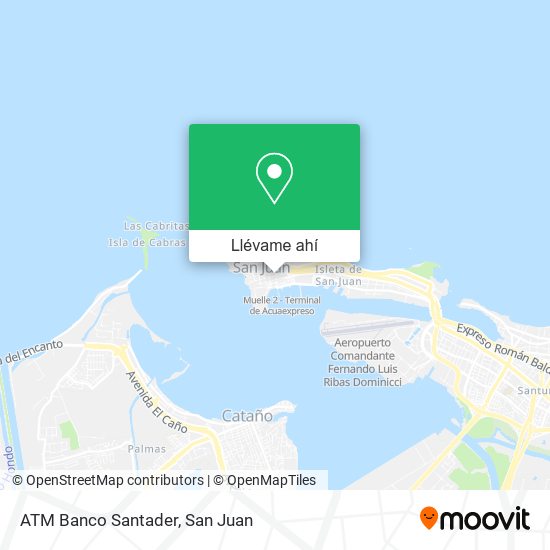 Mapa de ATM Banco Santader