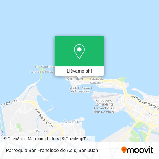 Mapa de Parroquia San Francisco de Asis