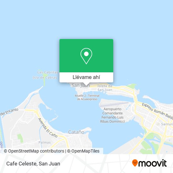 Mapa de Cafe Celeste