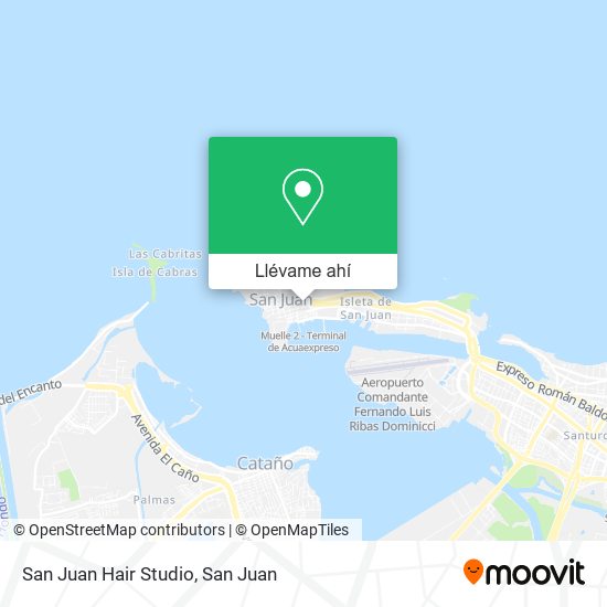 Mapa de San Juan Hair Studio