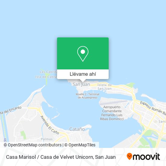 Mapa de Casa Marisol / Casa de Velvet Unicorn