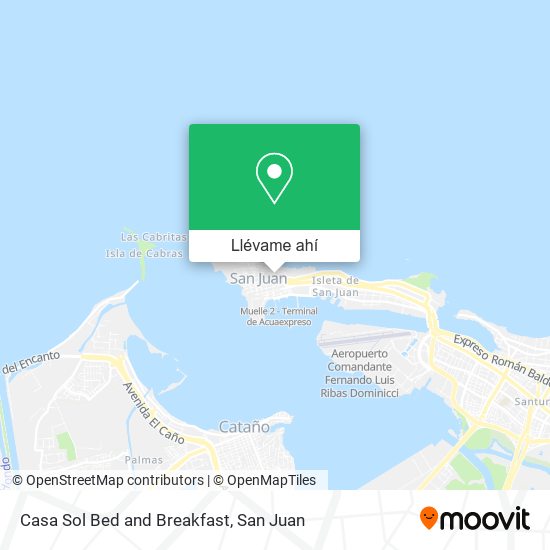 Mapa de Casa Sol Bed and Breakfast