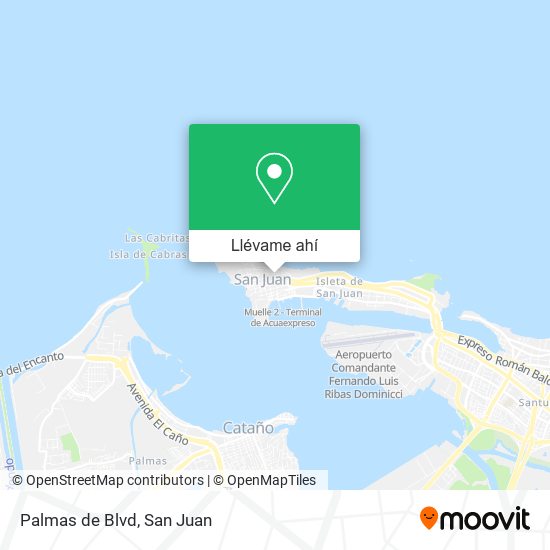 Mapa de Palmas de Blvd