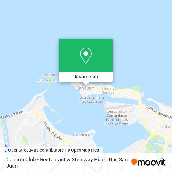 Mapa de Cannon Club - Restaurant & Steinway Piano Bar