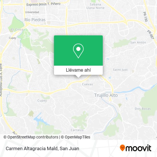 Mapa de Carmen Altagracia Mald