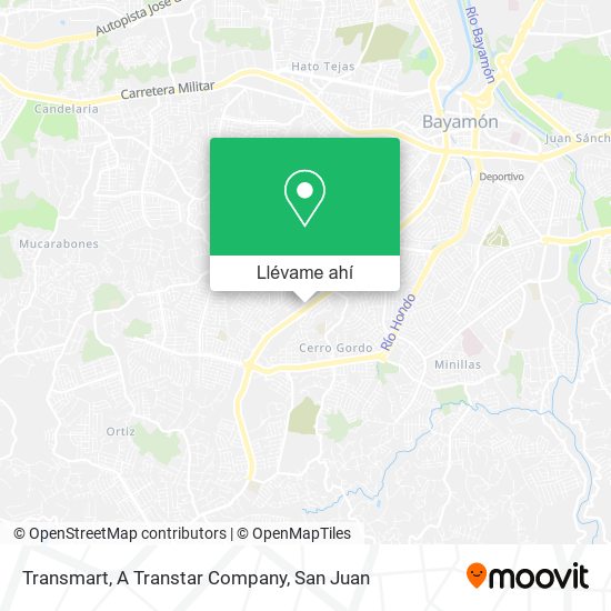 Mapa de Transmart, A Transtar Company
