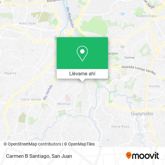Mapa de Carmen B Santiago