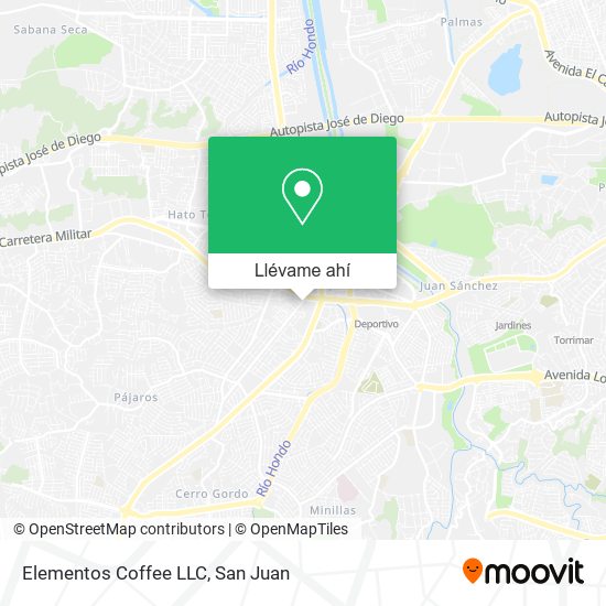 Mapa de Elementos Coffee LLC