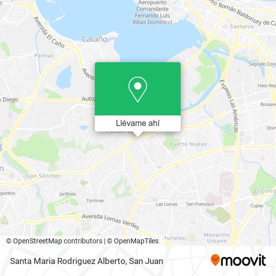 Mapa de Santa Maria Rodriguez Alberto