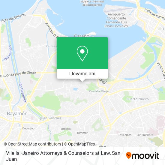 Mapa de Vilella -Janeiro Attorneys & Counselors at Law
