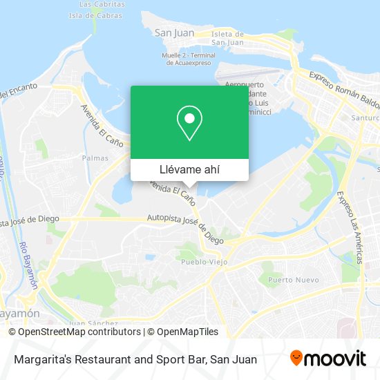 Mapa de Margarita's Restaurant and Sport Bar