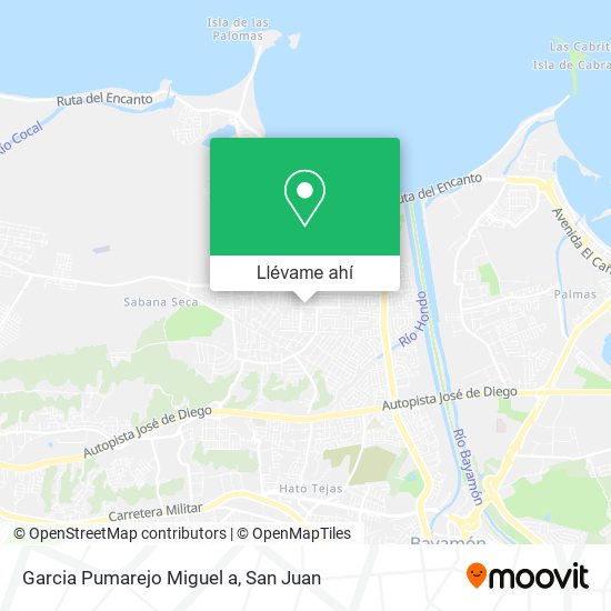 Mapa de Garcia Pumarejo Miguel a