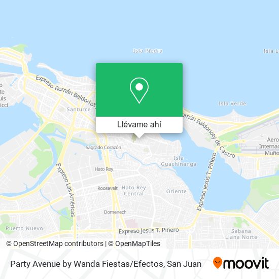 Mapa de Party Avenue by Wanda Fiestas / Efectos
