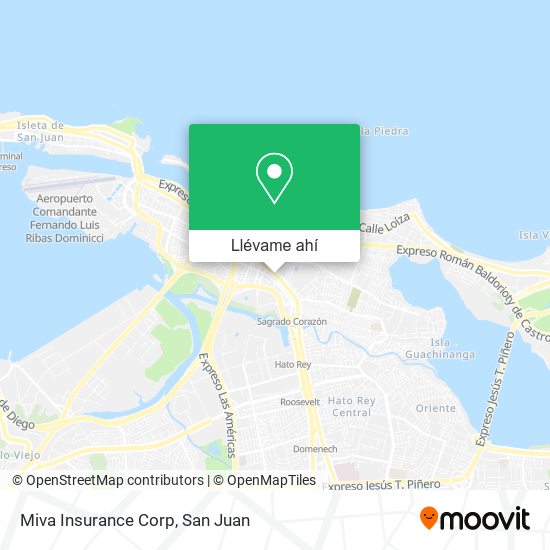 Mapa de Miva Insurance Corp