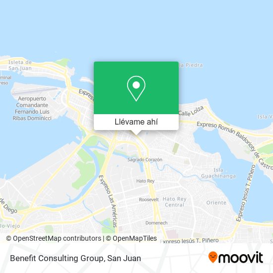 Mapa de Benefit Consulting Group