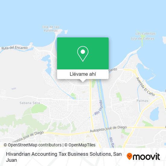 Mapa de Hivandrian Accounting Tax Business Solutions