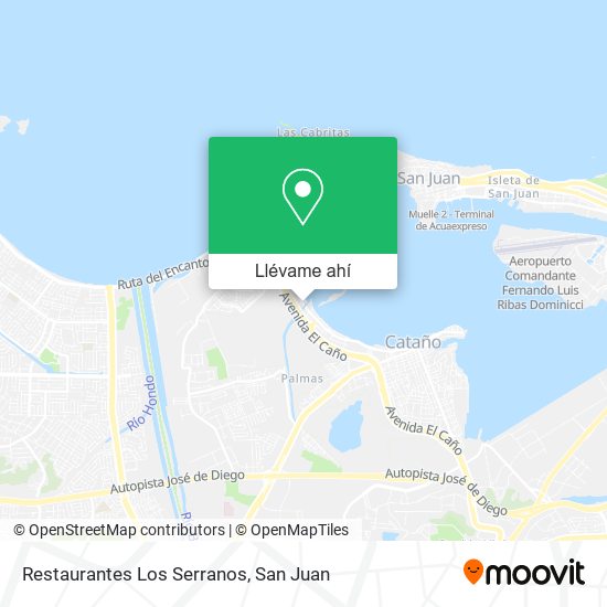 Mapa de Restaurantes Los Serranos