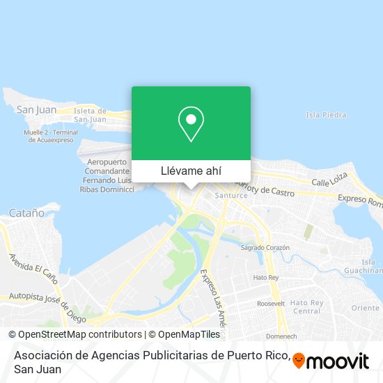 Mapa de Asociación de Agencias Publicitarias de Puerto Rico