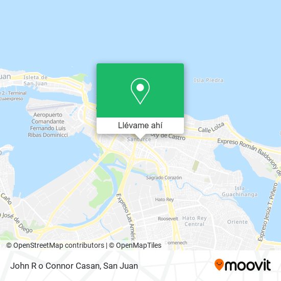 Mapa de John R o Connor Casan