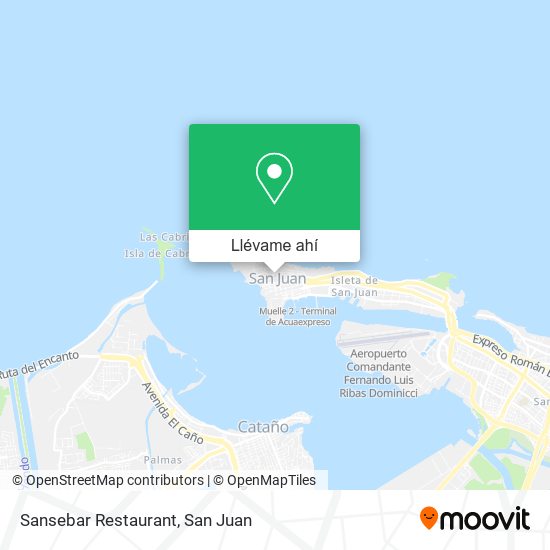 Mapa de Sansebar Restaurant
