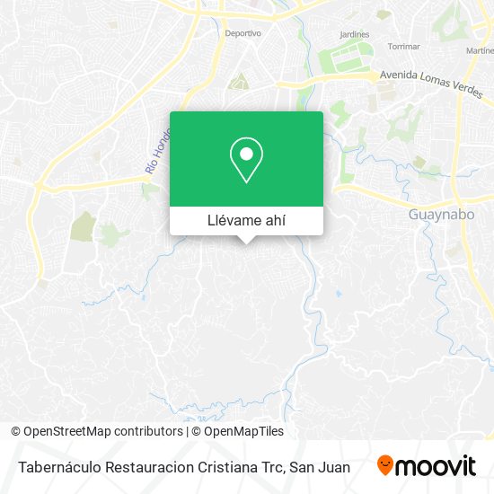 Mapa de Tabernáculo Restauracion Cristiana Trc