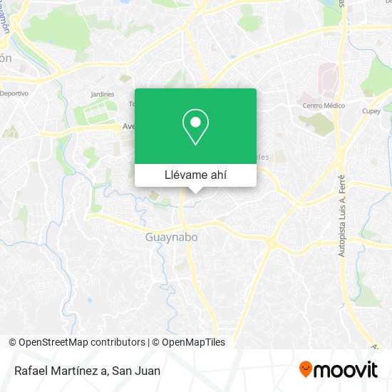 Mapa de Rafael Martínez a