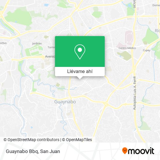 Mapa de Guaynabo Bbq