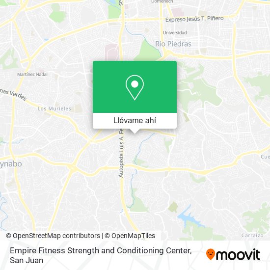 Mapa de Empire Fitness Strength and Conditioning Center
