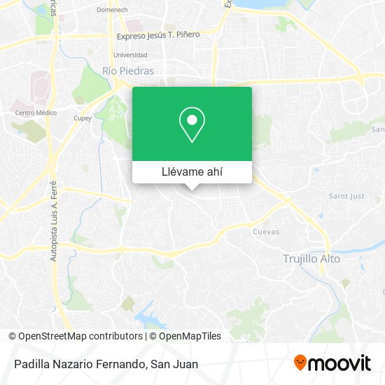 Mapa de Padilla Nazario Fernando