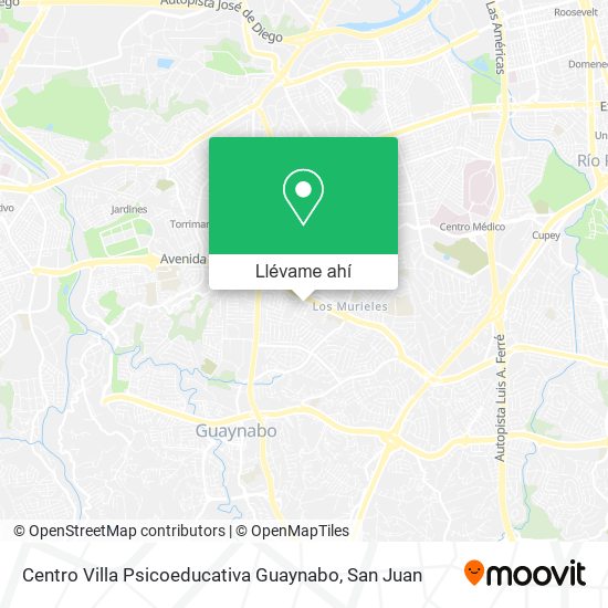 Mapa de Centro Villa Psicoeducativa Guaynabo