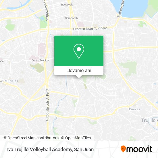 Mapa de Tva Trujillo Volleyball Academy