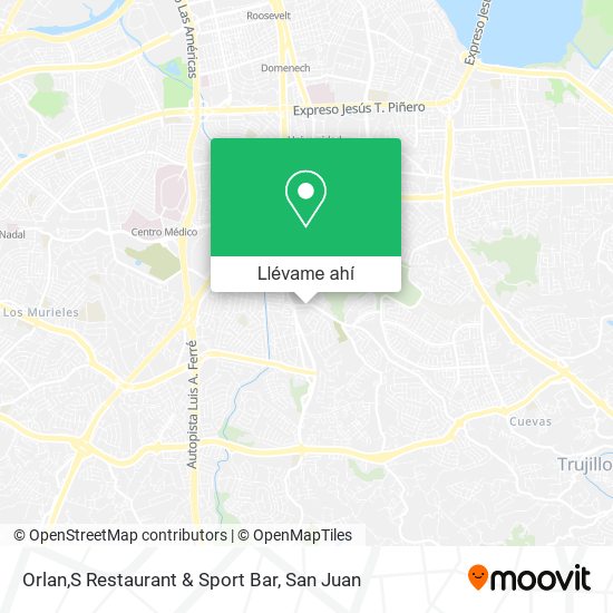 Mapa de Orlan,S Restaurant & Sport Bar