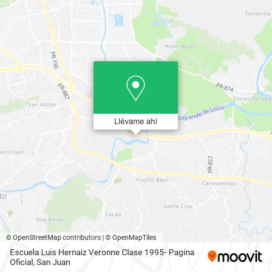 Mapa de Escuela Luis Hernaiz Veronne Clase 1995- Pagina Oficial