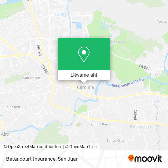Mapa de Betancourt Insurance