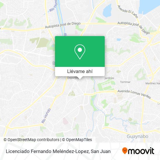 Mapa de Licenciado Fernando Meléndez-Lopez