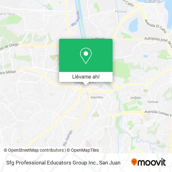 Mapa de Sfg Professional Educators Group Inc.