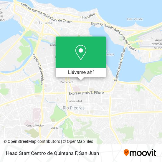 Mapa de Head Start Centro de Quintana F