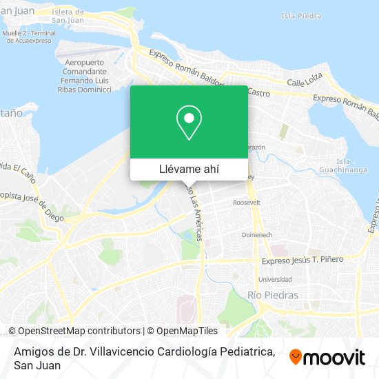 Mapa de Amigos de Dr. Villavicencio Cardiología Pediatrica