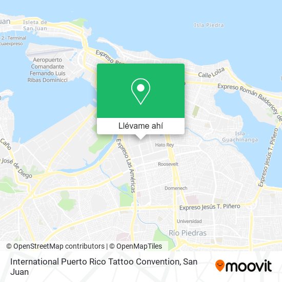 Mapa de International Puerto Rico Tattoo Convention