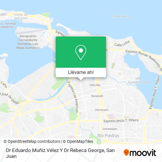 Mapa de Dr Eduardo Muñiz Vélez Y Dr Rebeca George