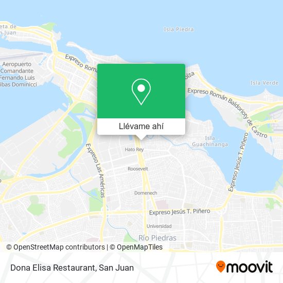 Mapa de Dona Elisa Restaurant